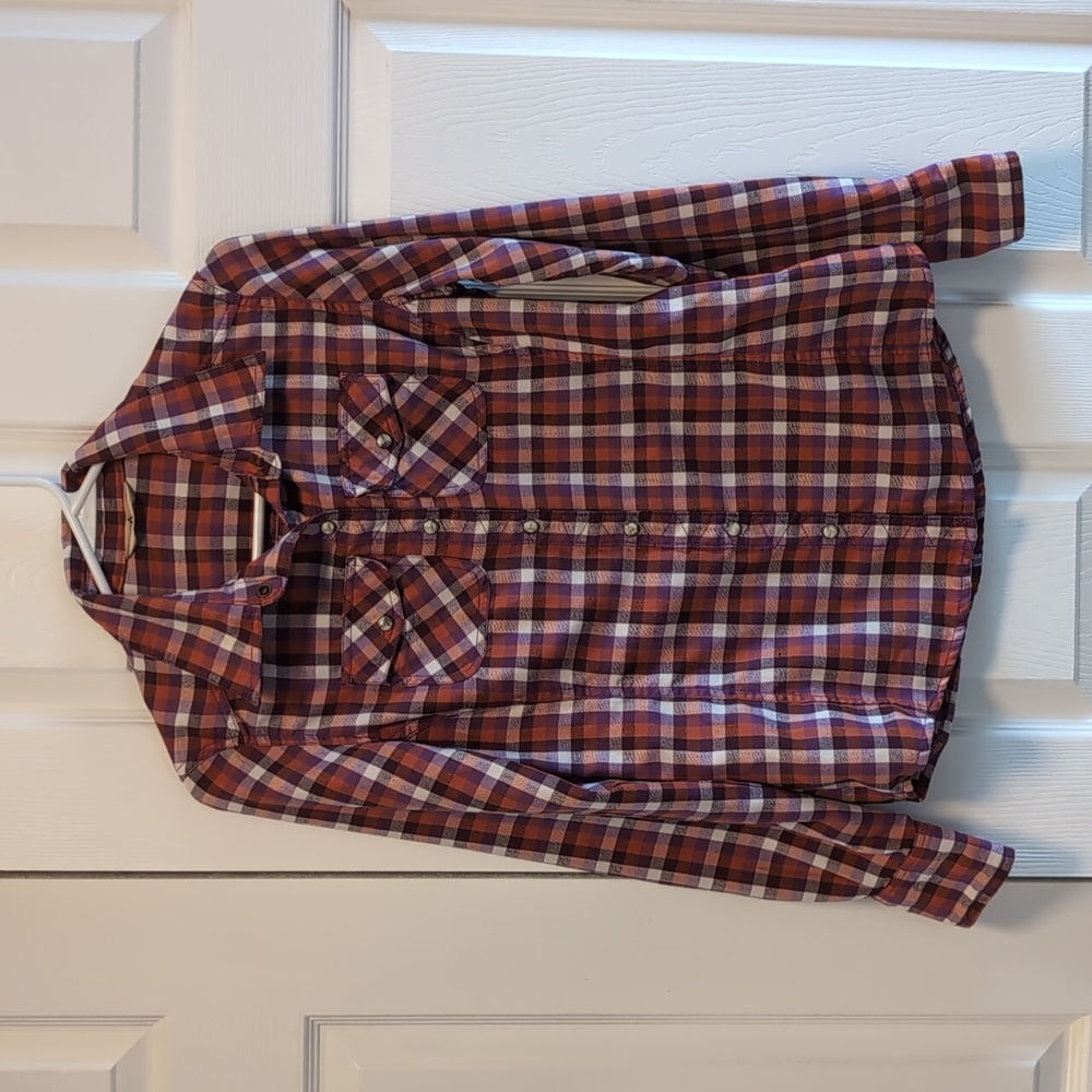 Women's Ascend Checkered Flannel Shirt Size XS
